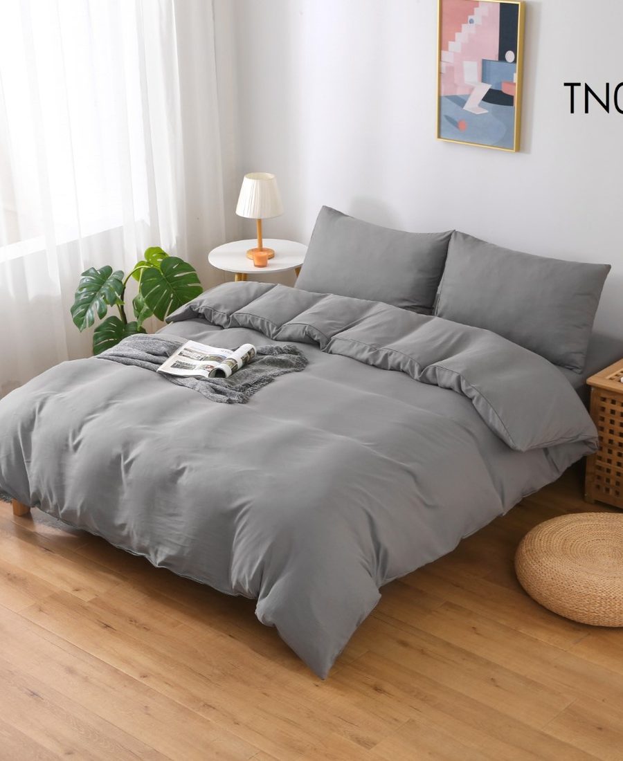 Simple ol' Me TN01 TENCEL™ bedding set in a quiet solid colour